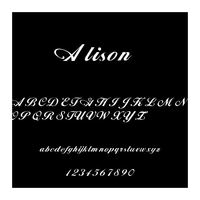 Alison  