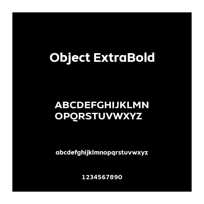 Object ExtraBold
