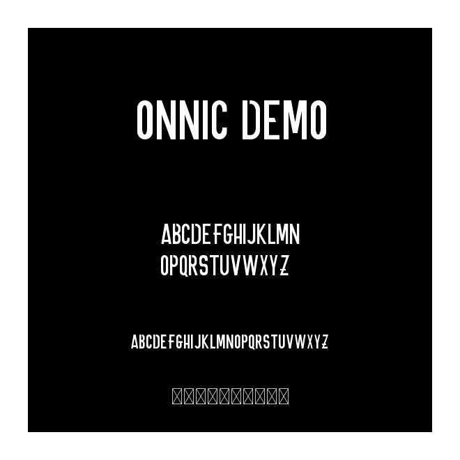 ONNIC DEMO