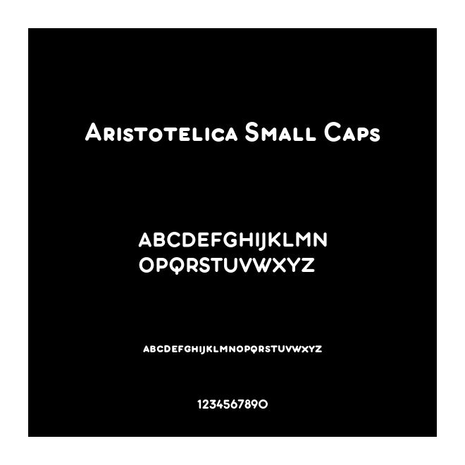 Aristotelica Small Caps