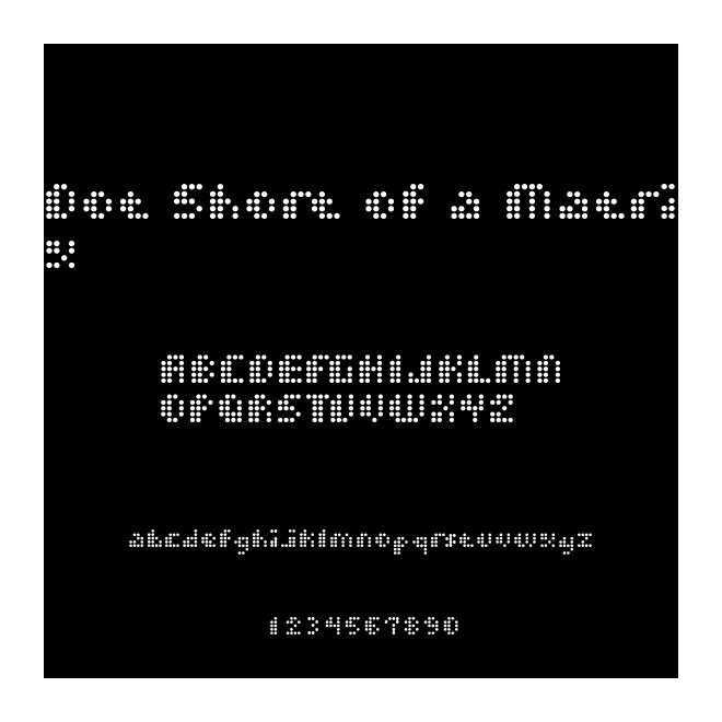 Dot Short of a Matrix