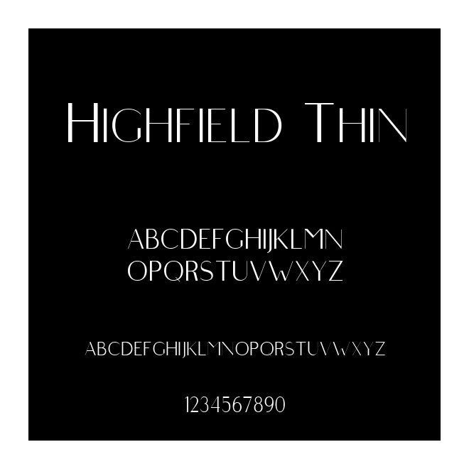 Highfield Thin