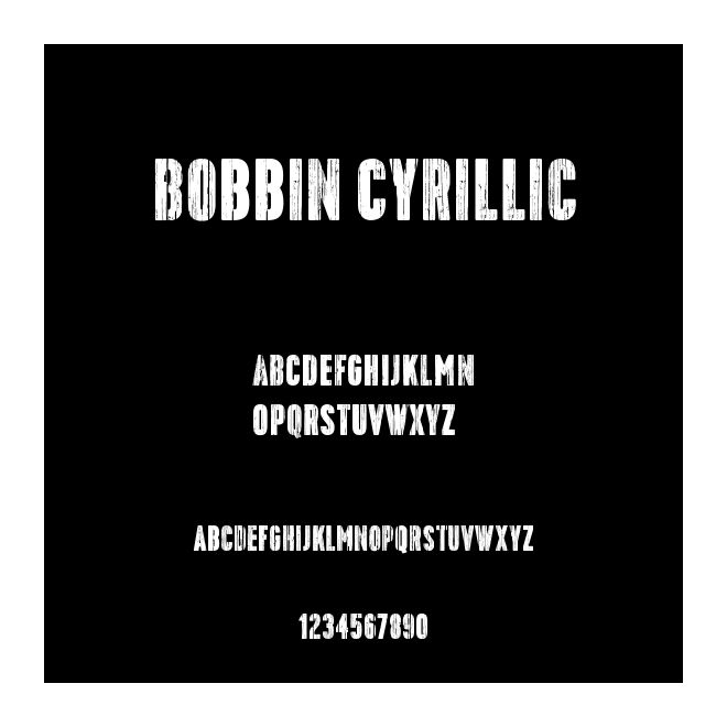 Bobbin Cyrillic