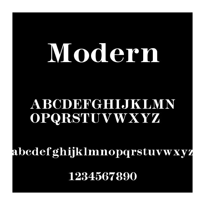 Modern