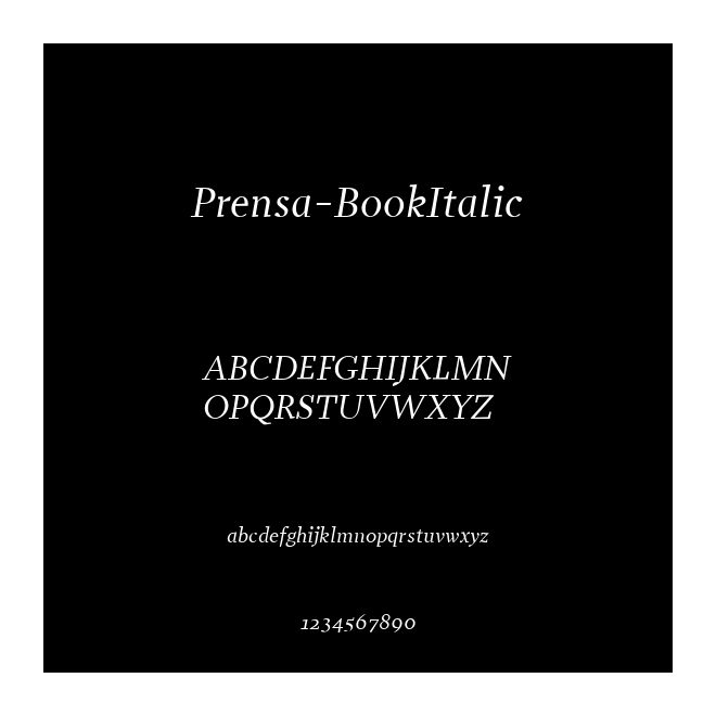 Prensa-BookItalic