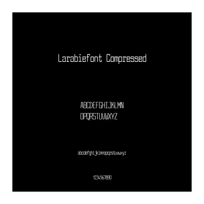 Larabiefont Compressed