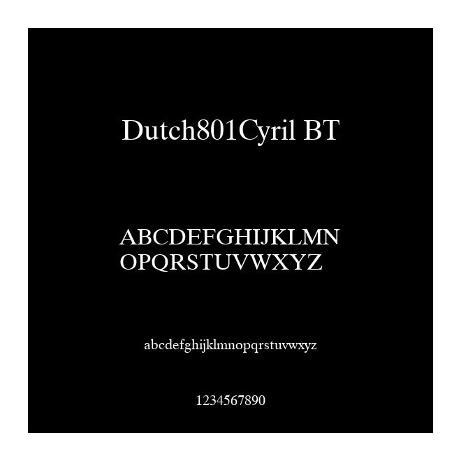 Dutch801Cyril BT