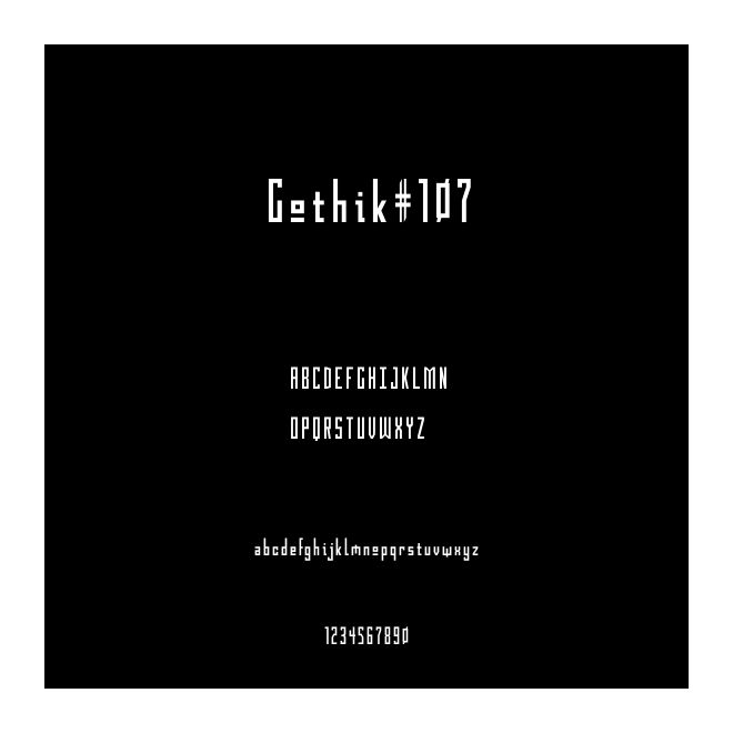 Gothik#107
