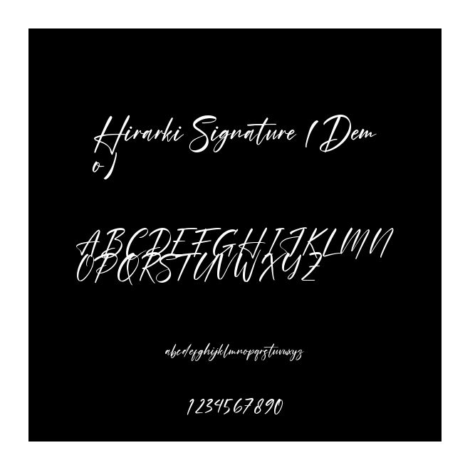 Hirarki Signature (Demo)