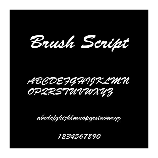 Brush Script