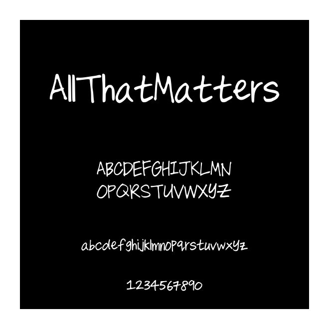 AllThatMatters