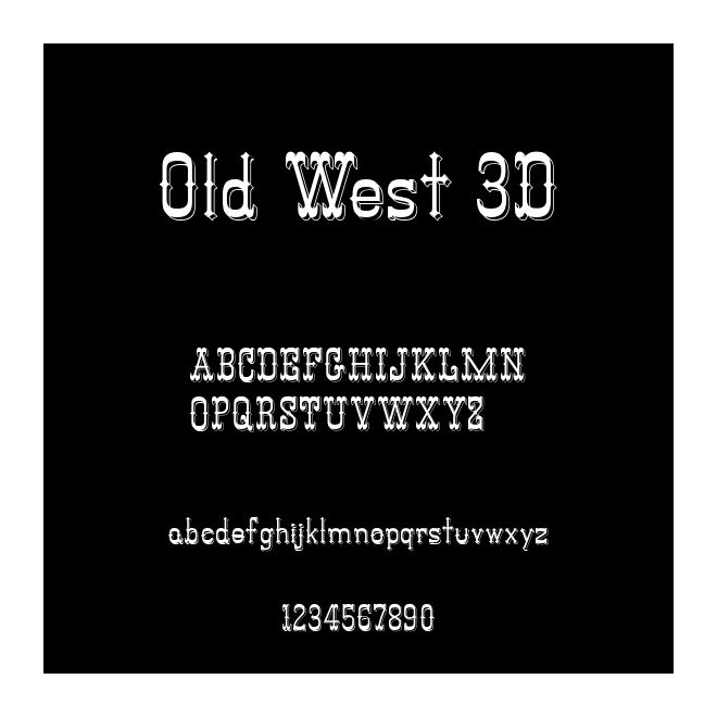 Old West 3D