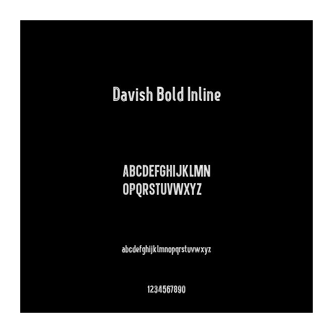 Davish Bold Inline