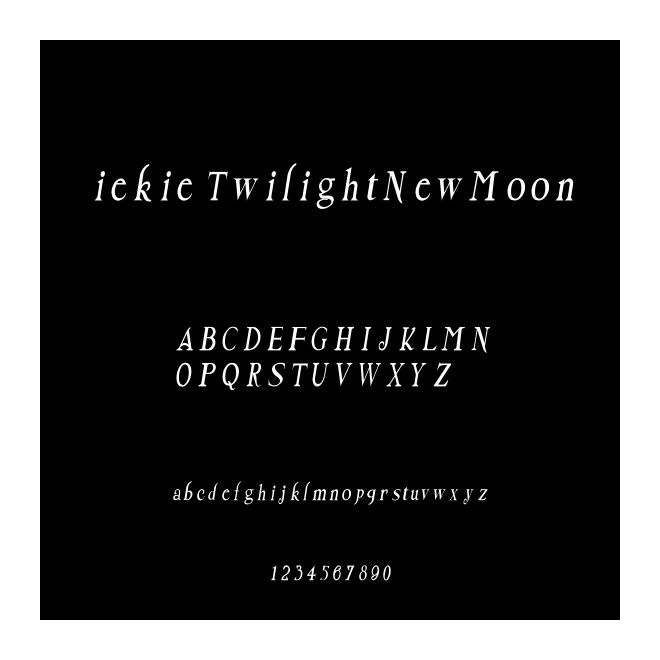 iekie TwilightNewMoon