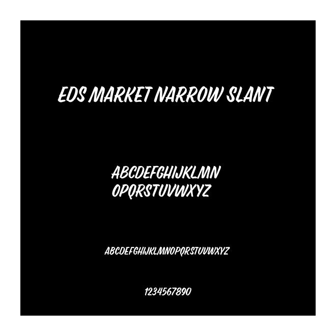 Eds Market Narrow Slant