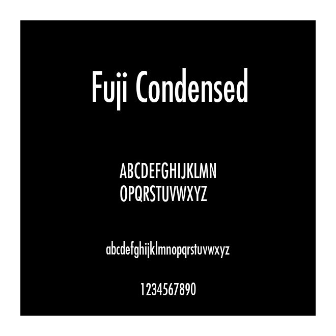Fuji Condensed
