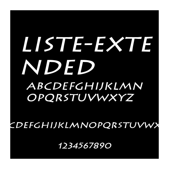 Liste-Extended