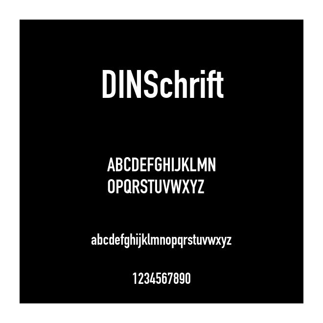DINSchrift
