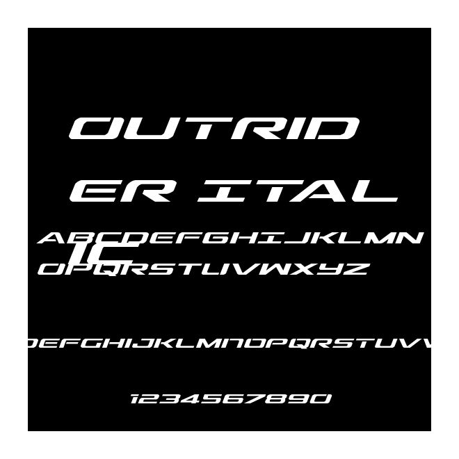 Outrider Italic