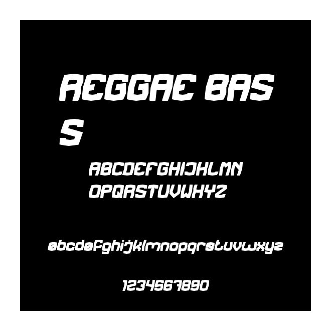 REGGAE BASS