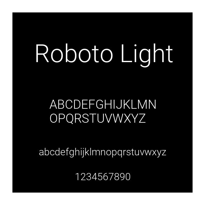 Roboto Light