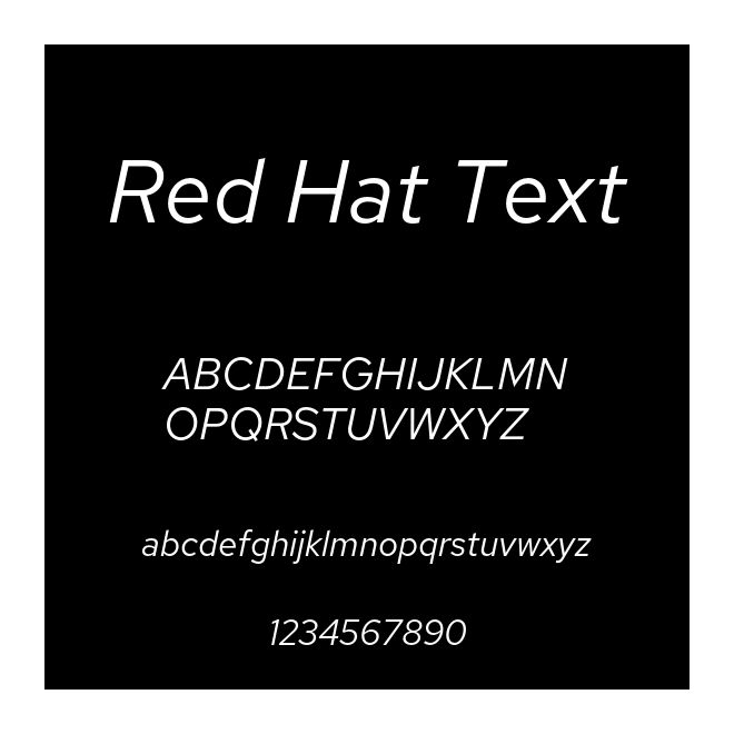 Red Hat Text