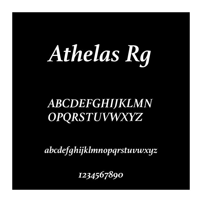 Athelas Rg