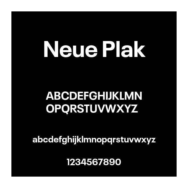 Neue Plak