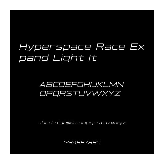 Hyperspace Race Expand Light It