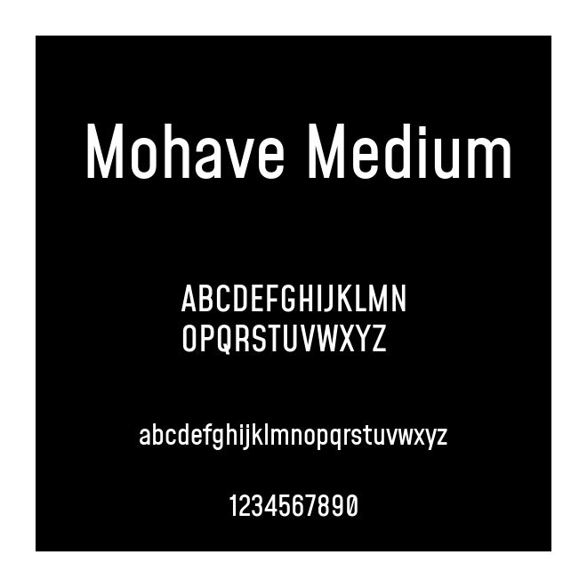 Mohave Medium