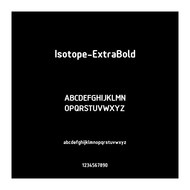 Isotope-ExtraBold