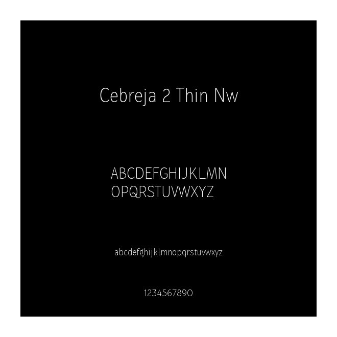 Cebreja 2 Thin Nw
