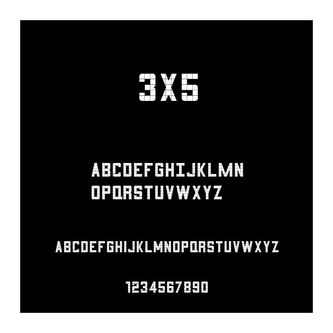 3x5