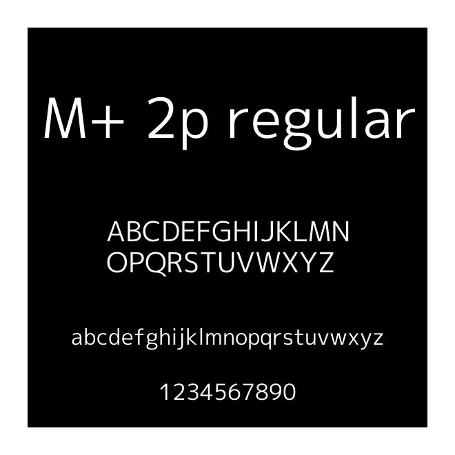 M+ 2p regular