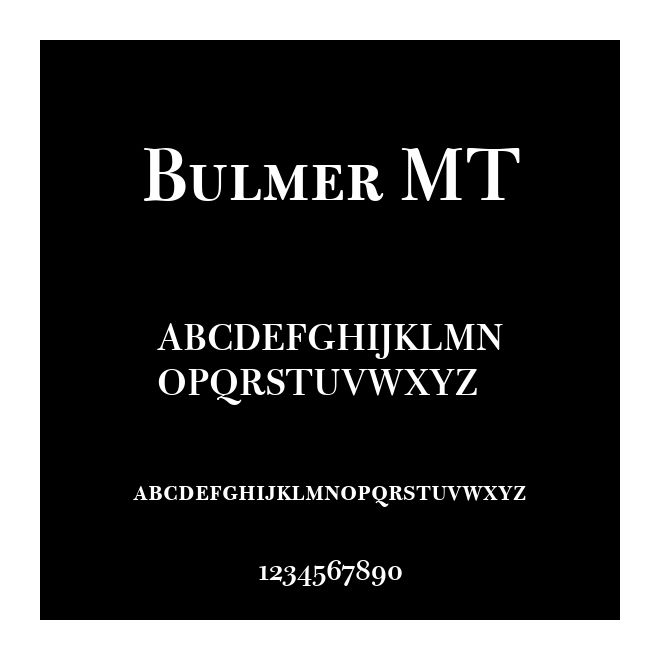 Bulmer MT