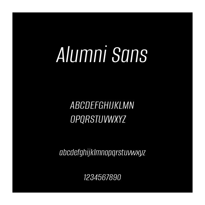 Alumni Sans
