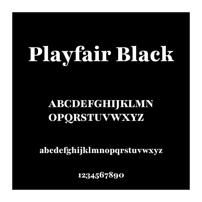 Playfair Black