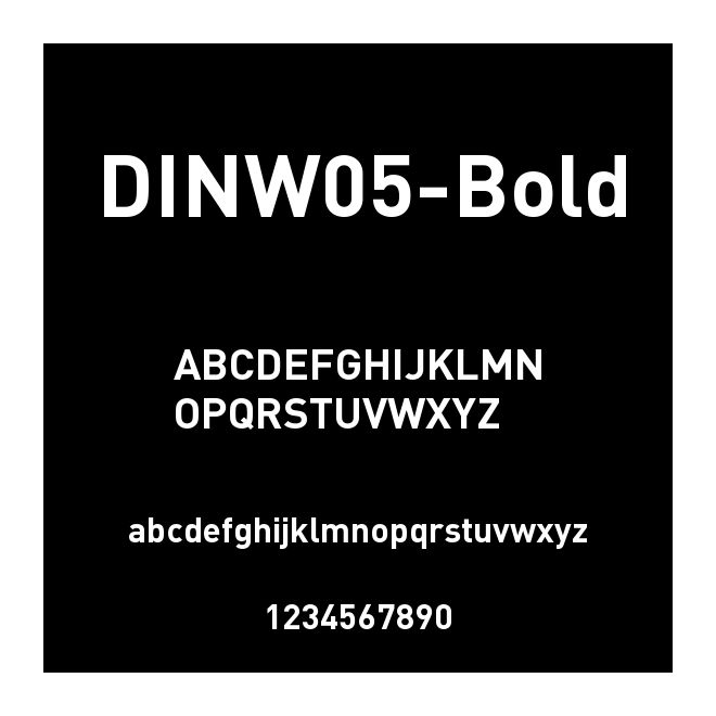 DINW05-Bold
