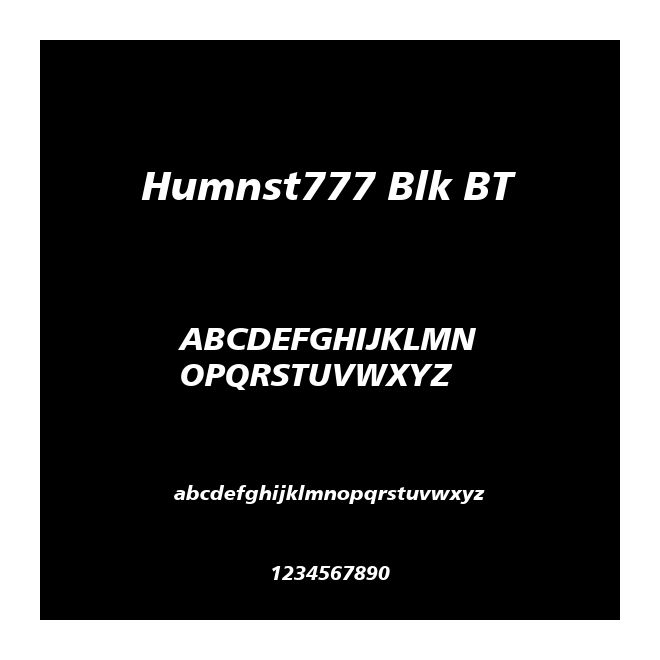 Humnst777 Blk BT