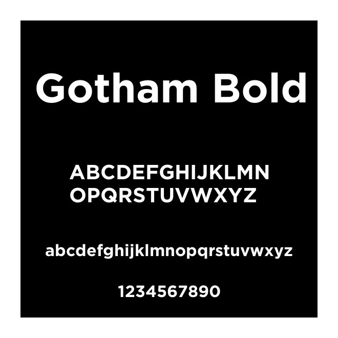 Gotham Bold