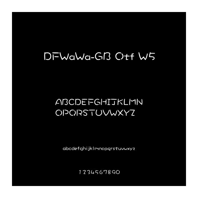 DFWaWa-GB Otf W5