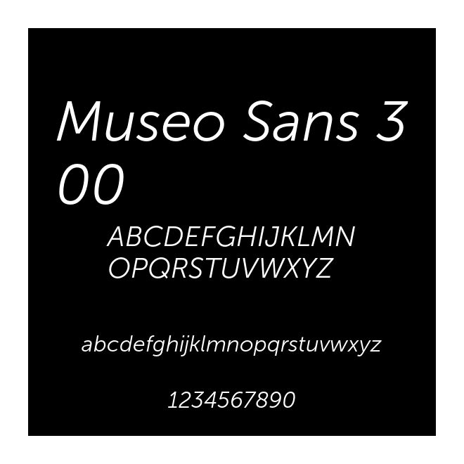 Museo Sans 300