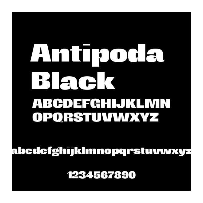 Antipoda Black