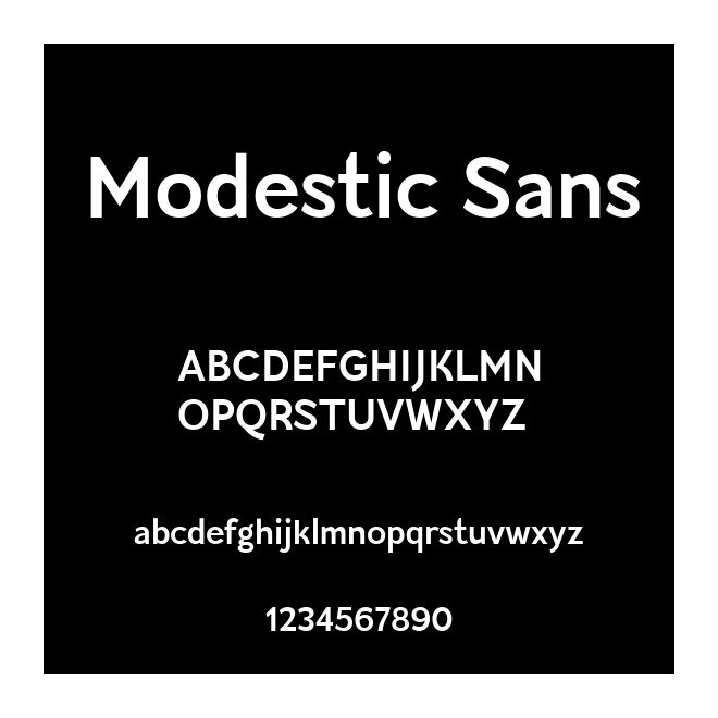 Modestic Sans