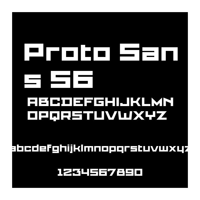 Proto Sans 56
