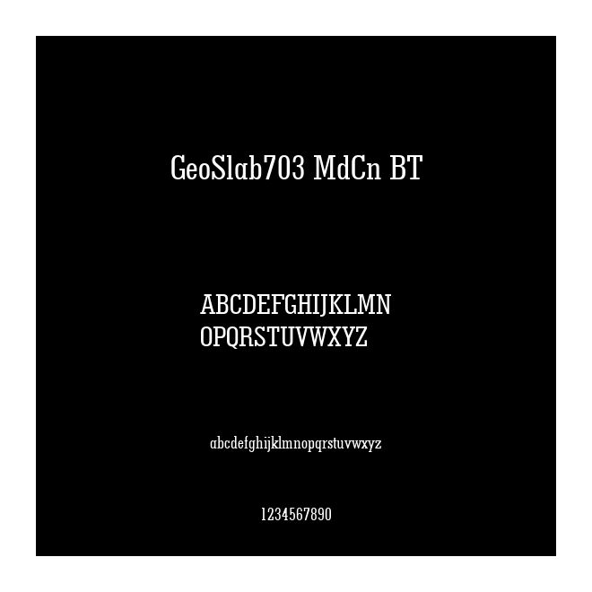GeoSlab703 MdCn BT