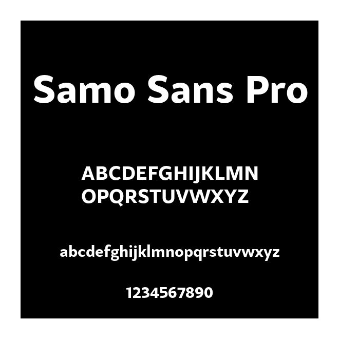 Samo Sans Pro
