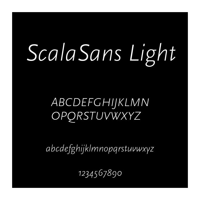 ScalaSans Light