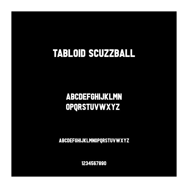 Tabloid Scuzzball