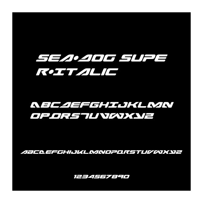 Sea-Dog Super-Italic